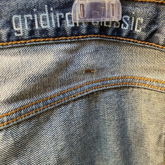 New England Patriots Gridiron Classics Denim Jeans Indigo Sports Size 38x30 - Picture 6 of 11